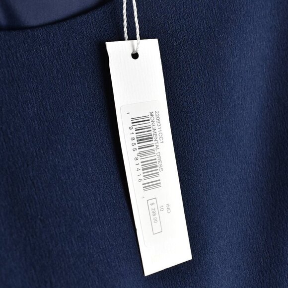 Trina Turk Monumental Dress Navy NEW - 10 - Picture 11 of 12